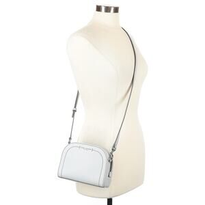 Marc Jacobs New York Playback White Saffiano Leather Crossbody Handbag Purse